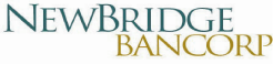 (NEWBRIDGE BANCORP LOGO)